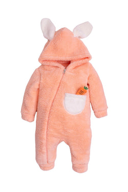 mutlu tavşan Unisex Fermuarlı Kışlık Bebek Uyku Tulumu bebek Tulumu bebek Kostümü