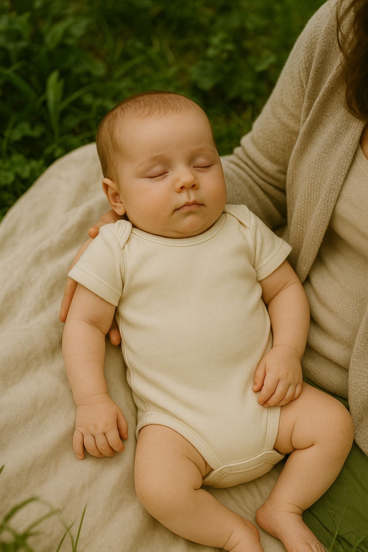 Unisex Bebek Organik Pamuklu Çıtçıtlı Kısa Kollu Zıbın Body 0-12 Ay