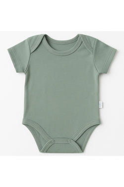 Unisex Bebek Organik Pamuklu Çıtçıtlı Kısa Kollu Zıbın Body 0-12 Ay