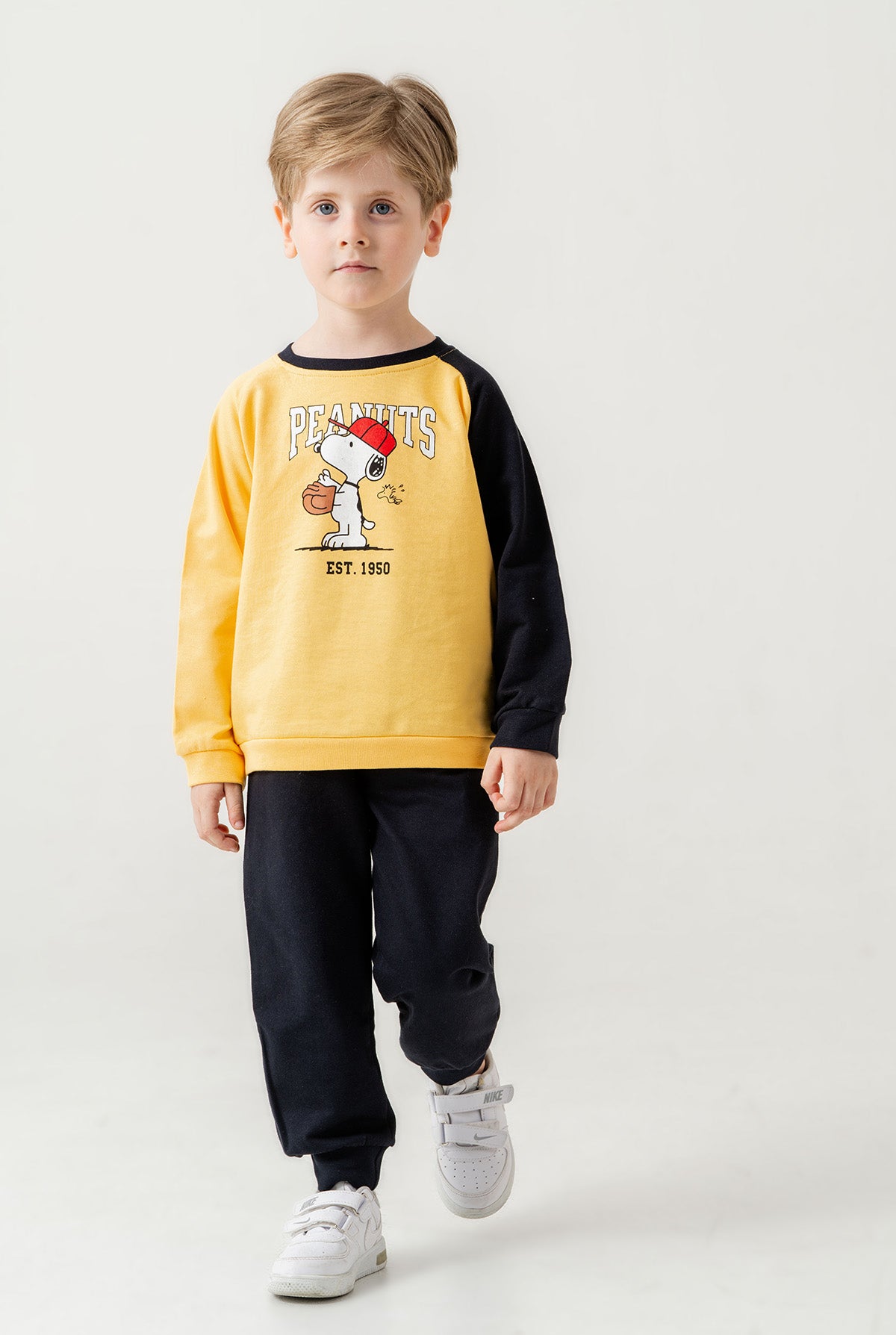 Erkek Çocuk Peanuts Baskılı 2’li Spor Takım 2-6 Yaş