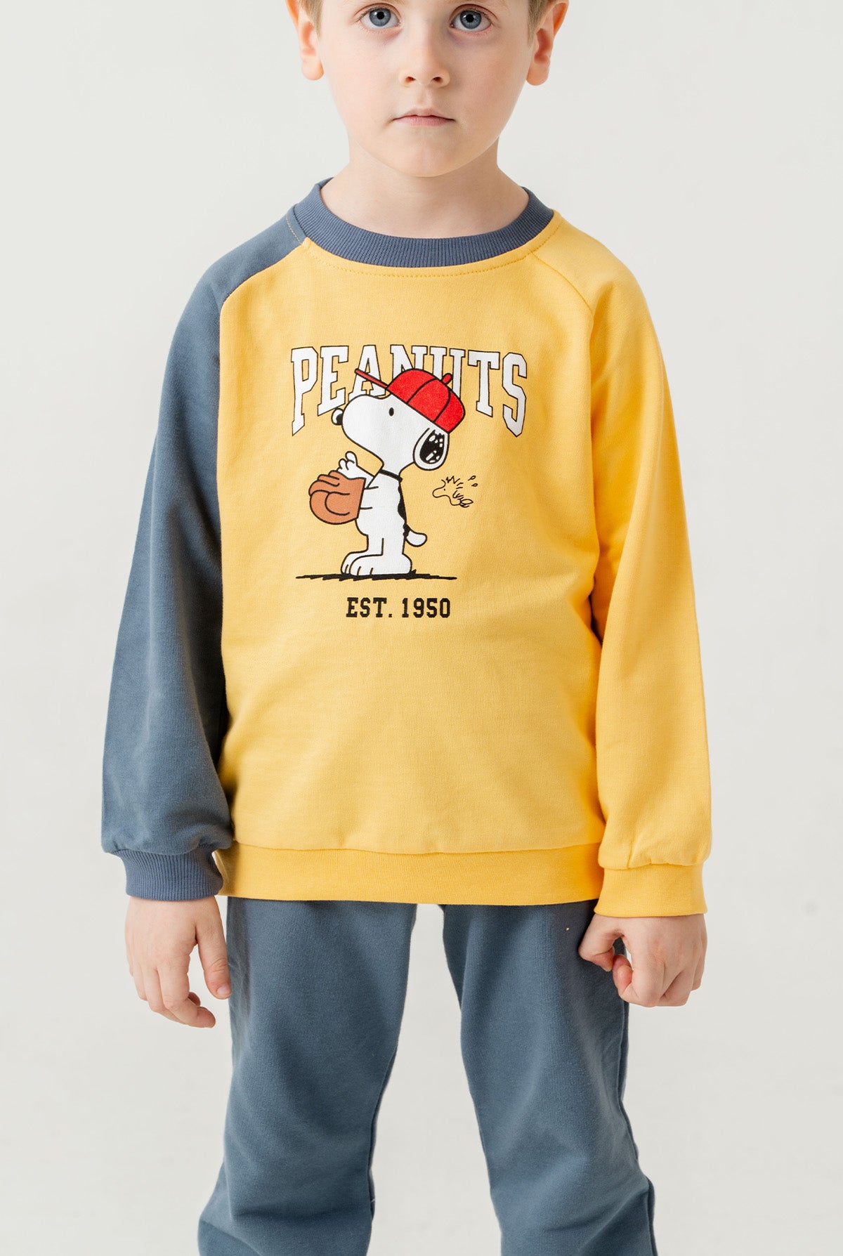 Erkek Çocuk Peanuts Baskılı 2’li Spor Takım 2-6 Yaş