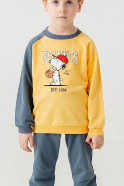 Erkek Çocuk Peanuts Baskılı 2’li Spor Takım 2-6 Yaş